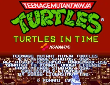 Teenage Mutant Ninja Turtles - Turtles in Time (US 2 Players ver. UDA)-MAME 2003